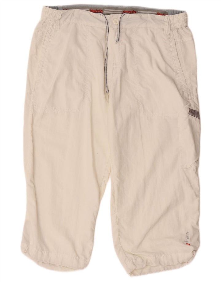 Invicta Bermuda Cargo Homme Large W34 Blanc Polyamide
