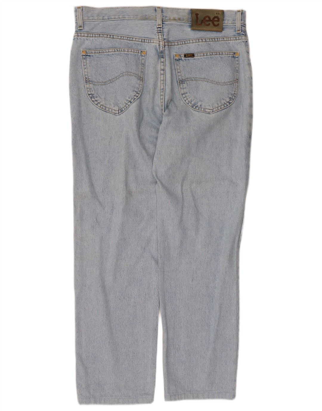 Lee Jean Droit Femme W34 L26 Bleu Coton