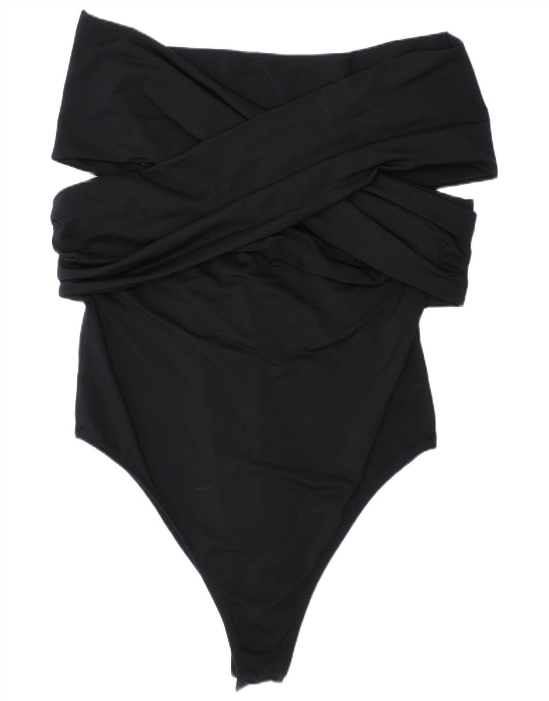 Maillot De Bain Sans Bretelles Zara Femme Grand Noir Polyamide