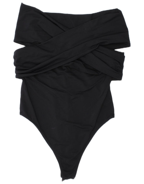 Maillot De Bain Sans Bretelles Zara Femme Grand Noir Polyamide