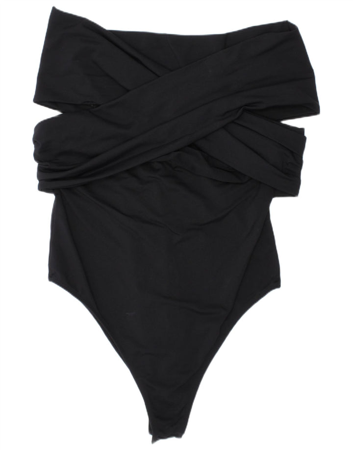 Maillot De Bain Sans Bretelles Zara Femme Grand Noir Polyamide