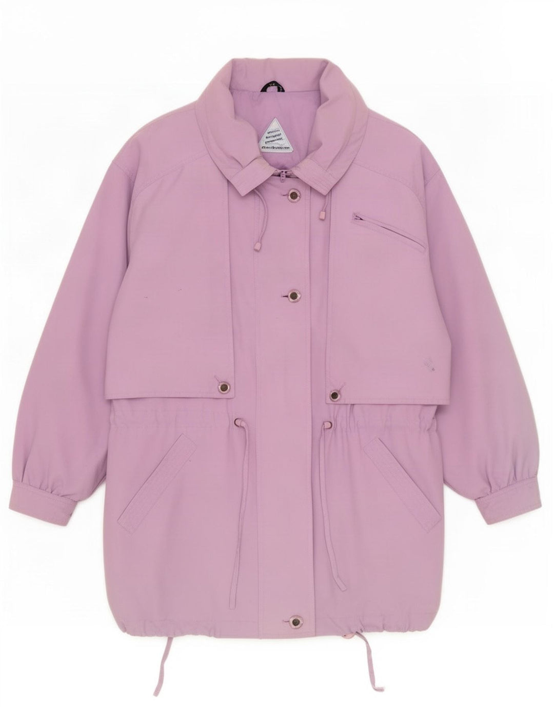 C & A Manteau coupe-vent surdimensionné pour femme EU 42 Large Violet Polyester