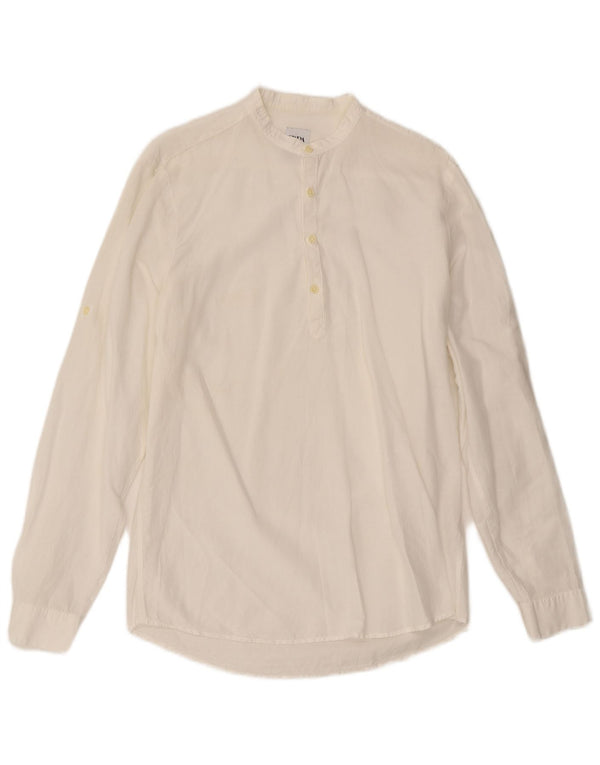 Zara Chemise Pull Coupe Relax Homme Blanc Moyen
