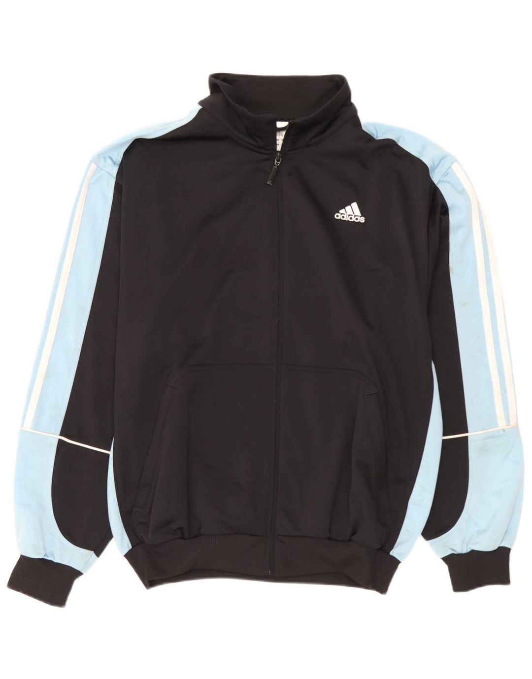 Adidas Veste de survêtement pour homme UK 40/42 Noir moyen Colourblock
