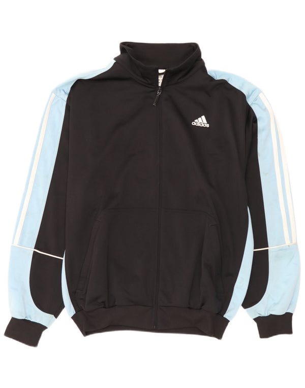 Adidas Veste de survêtement pour homme UK 40/42 Noir moyen Colourblock