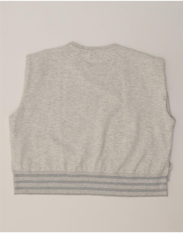 TED BAKER Womens Sleeveless Sweatshirt Jumper Size 4 Large Grey Flecked Vintage Ted Baker and Second-Hand Ted Baker from Messina Hembry 