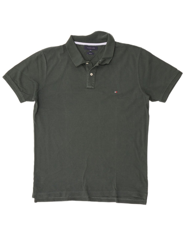 Tommy Hilfiger Polo slim fit pour homme 2XL Vert