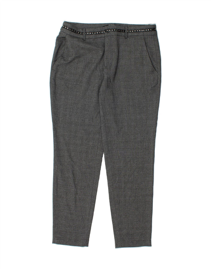 GUESS Womens Slim Chino Trousers W30 L29 Grey Polyester Vintage Guess and Second-Hand Guess from Messina Hembry 