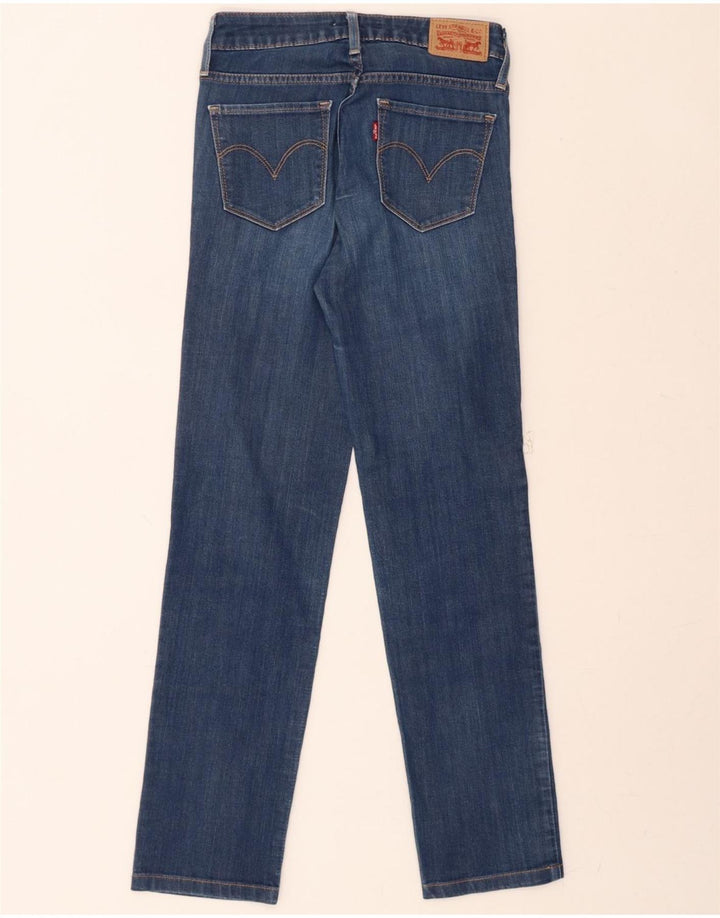 LEVI'S Womens 714 Slim Jeans W25 L29 Blue Cotton Vintage Levi's and Second-Hand Levi's from Messina Hembry 