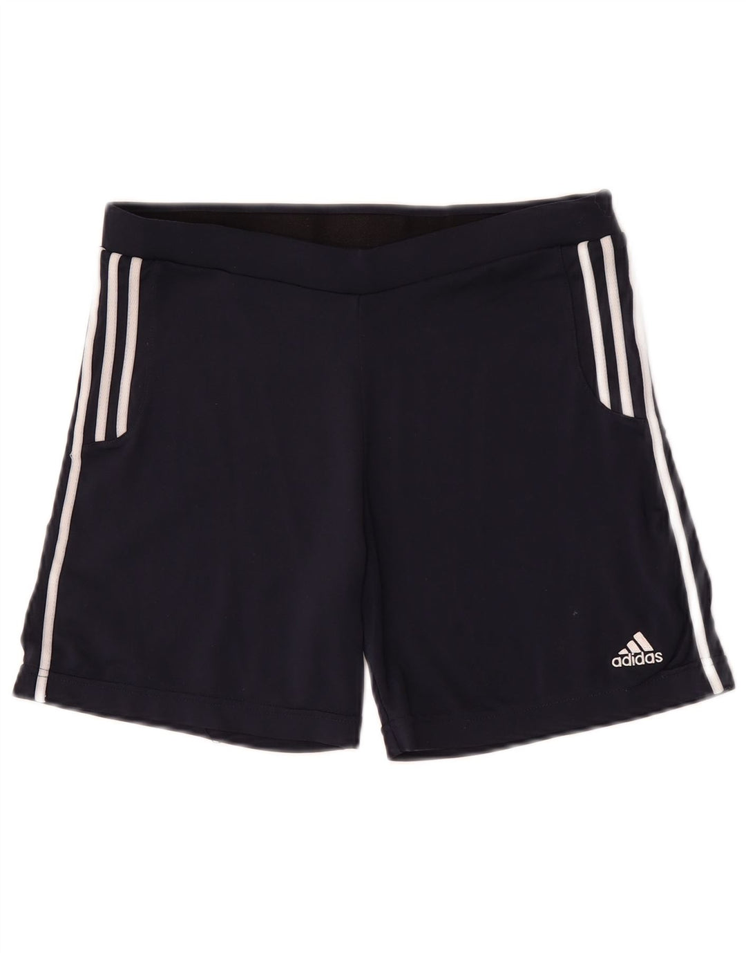 Adidas Short de sport Climalite pour femme UK 12 Bleu marine moyen Polyester