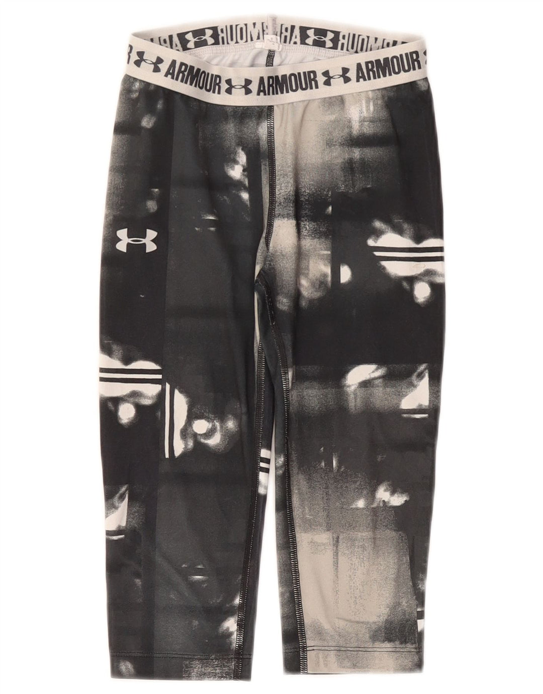 UNDER ARMOUR Legging capri graphique pour fille 7-8 ans Gris Tie Dye