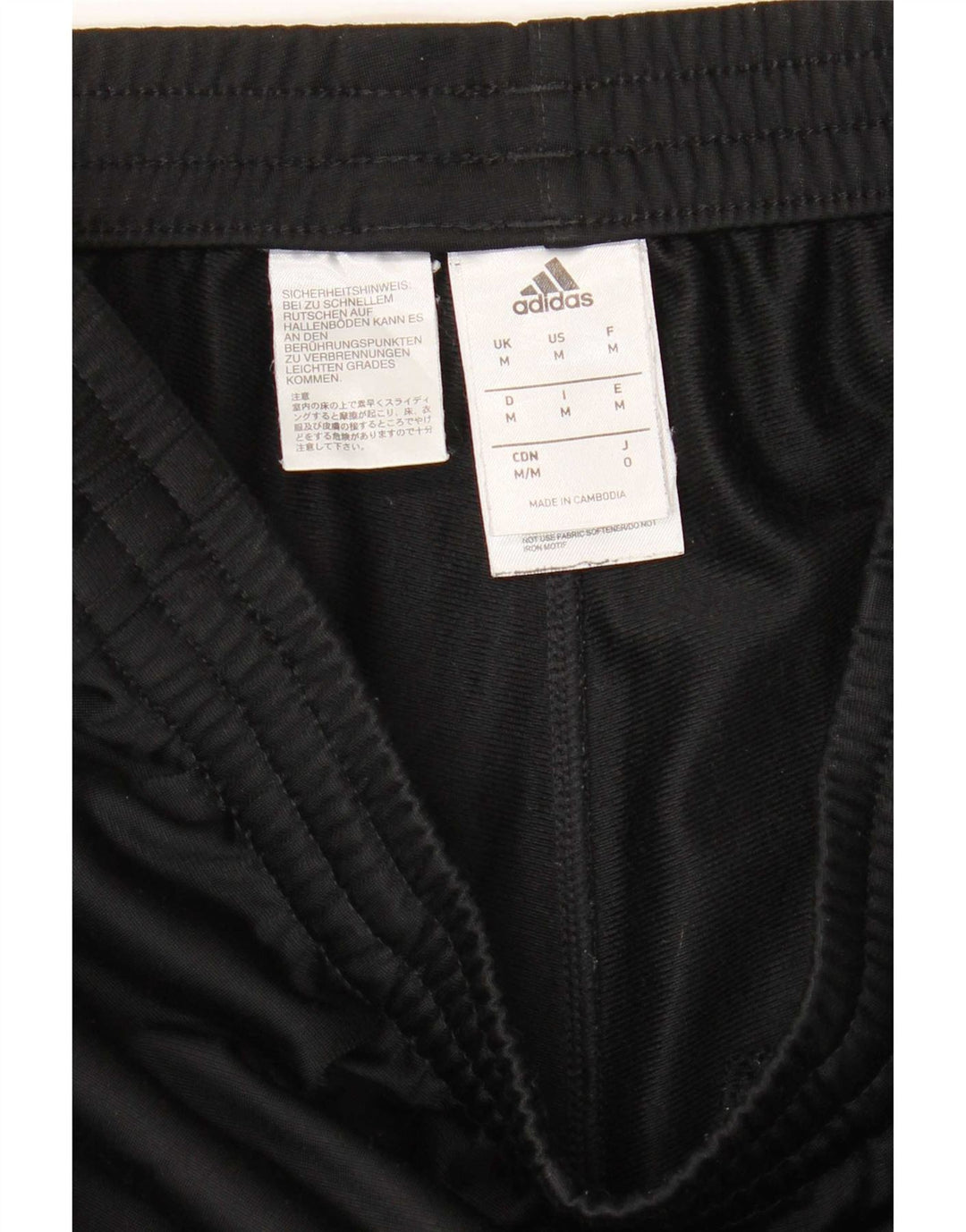 Adidas Pantalon de survêtement pour homme Noir moyen Polyester