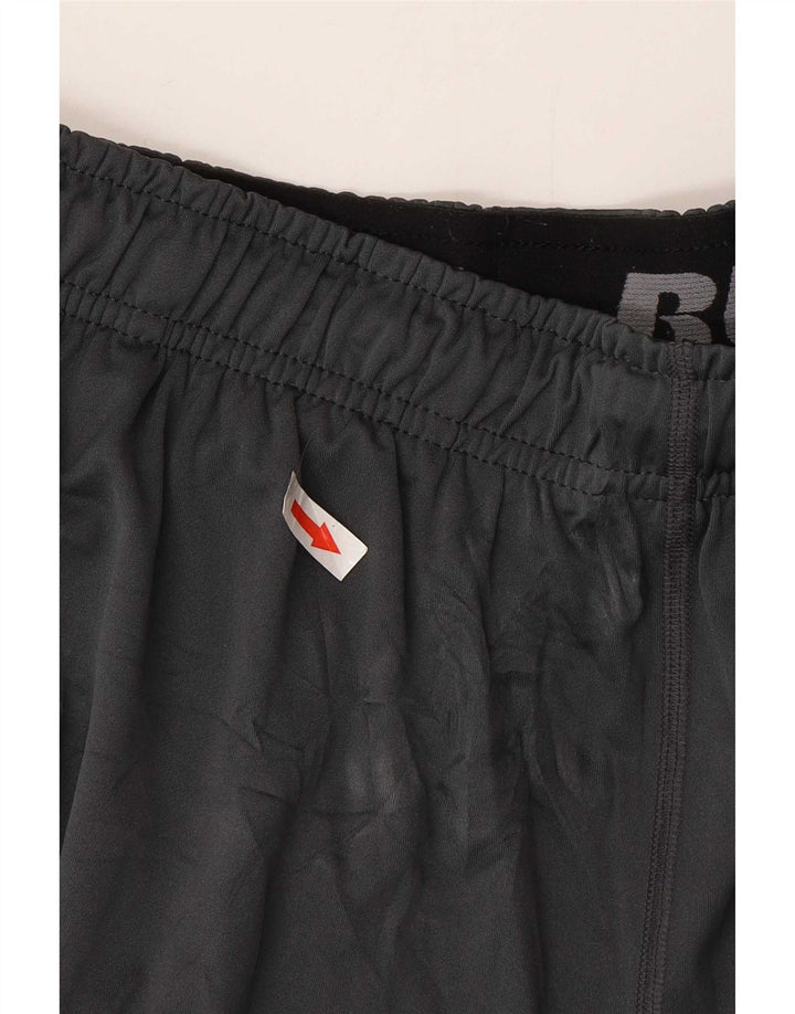 Russell Athletic Short de sport pour homme en polyester color block gris moyen