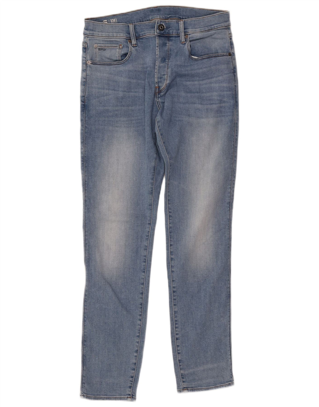 G-STAR Jean Slim 3301 Homme W31 L32 Bleu Coton