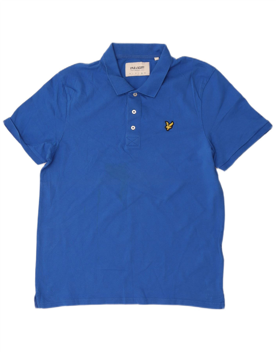 Lyle & Scott Polo Homme XL Bleu Coton