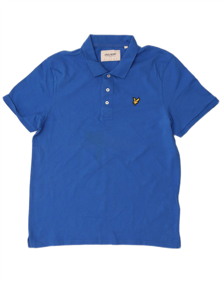 Lyle & Scott Polo Homme XL Bleu Coton