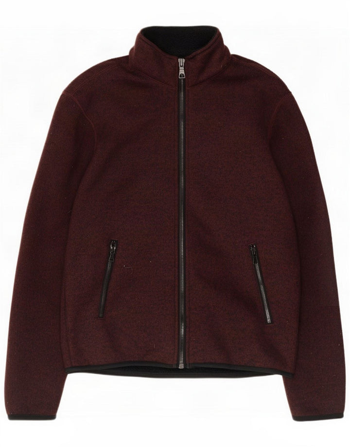 Marks & Spencer Veste de survêtement pour homme Petit polyester moucheté bordeaux