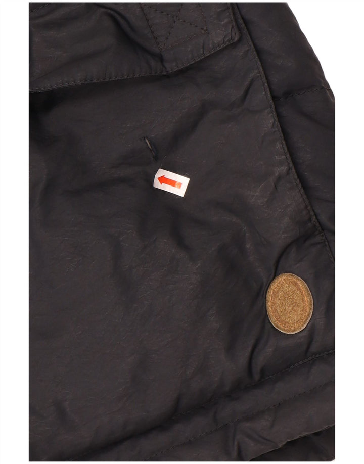 Trussardi Veste matelassée coupe ample IT 44 XS Noir Polyester