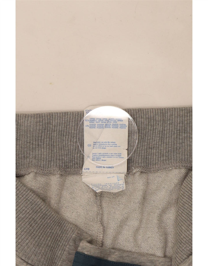Champion Pantalon de Survêtement Graphique Joggers Homme Gris Moyen Coton