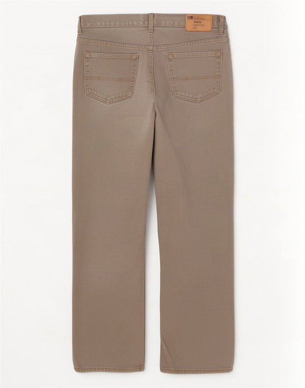 Marks & Spencer Jean droit Blue Harbor homme W36 L29 coton gris