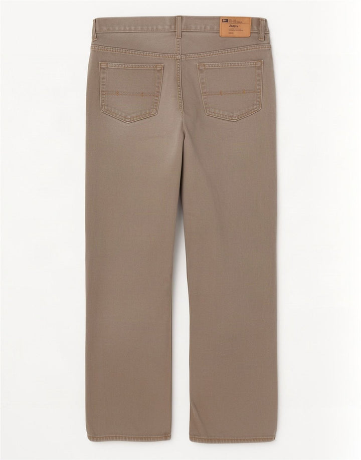 Marks & Spencer Jean droit Blue Harbor homme W36 L29 coton gris