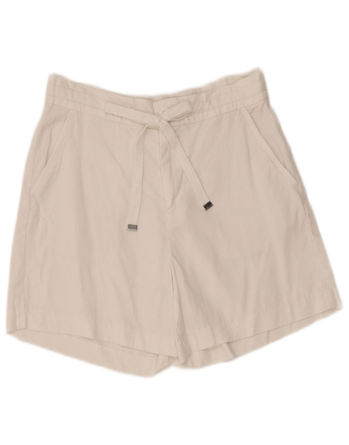 Benetton Short Chino W28 Femme Blanc Moyen