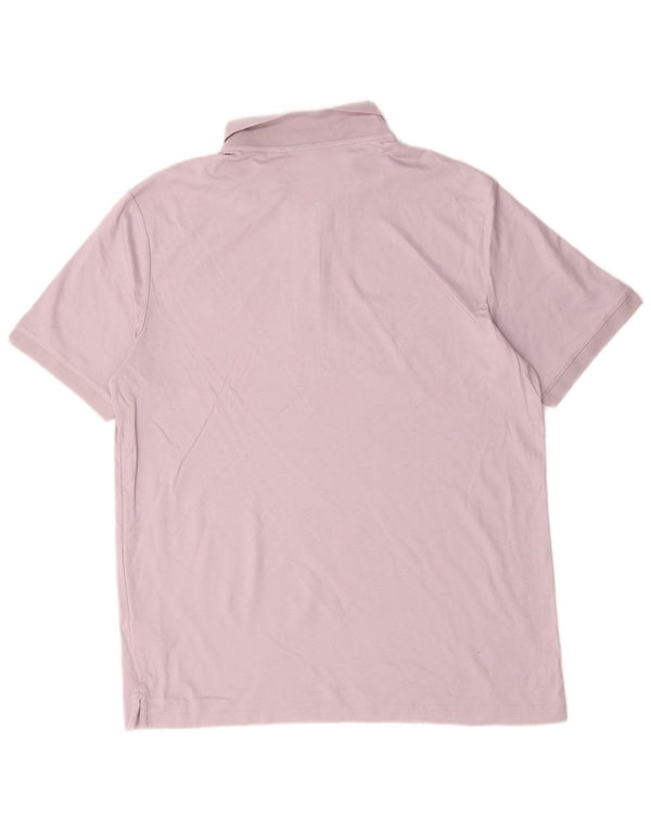 Calvin Klein Mens Slim Fit Polo Shirt XL Purple Cotton