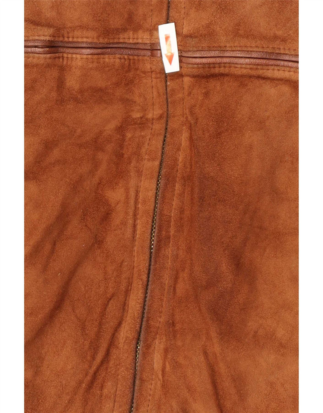 NINO Veste Bomber en Daim Homme UK 38 Cuir Marron Moyen
