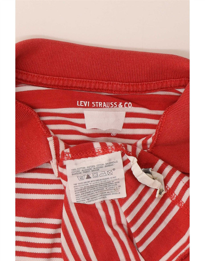Levi's Polo Homme Rouge Moyen Rayé Coton