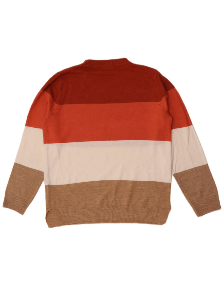 Marks & Spencer Pull ras du cou pour femme UK 12 Medium Multicolore