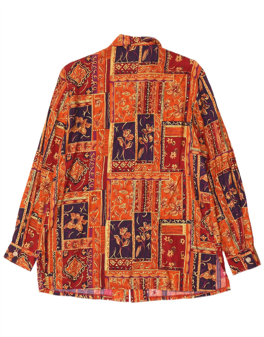 David Jones Chemisier Femme US 12 Grand Patchwork Multicolore Viscose