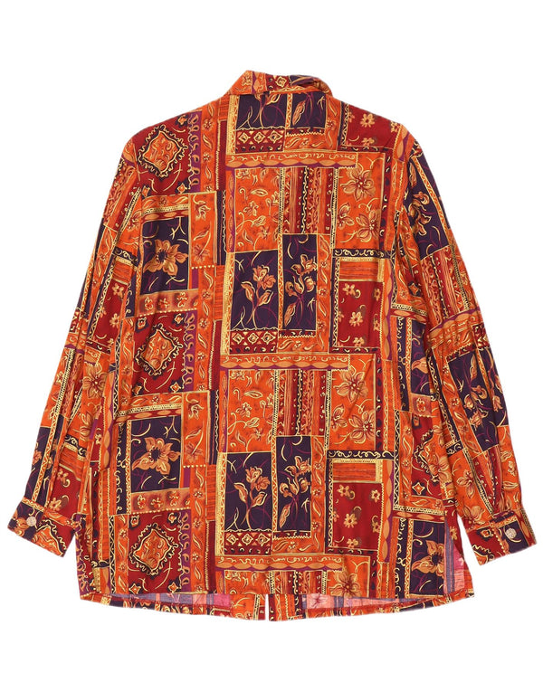 David Jones Chemisier Femme US 12 Grand Patchwork Multicolore Viscose