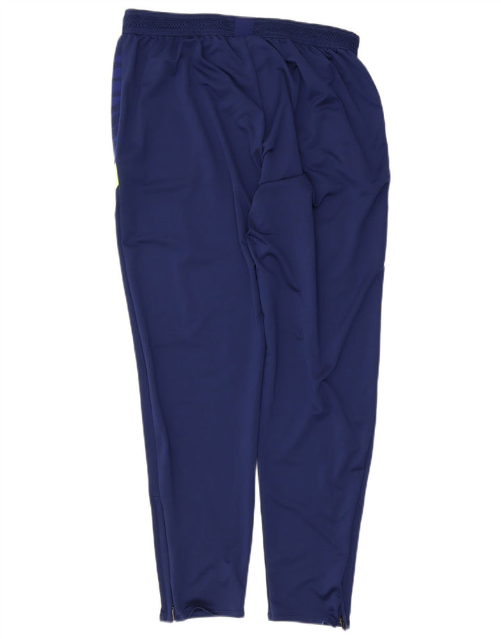 Nike Pantalon de survêtement Dri Fit pour homme Large en polyester color block bleu marine