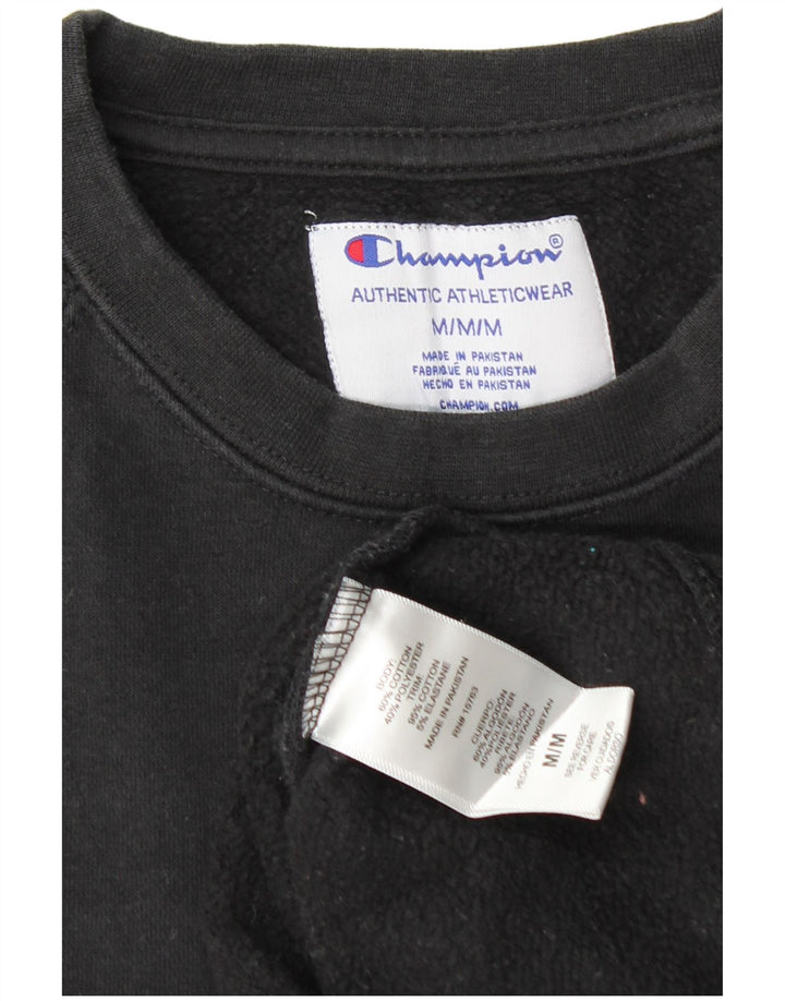 Champion Sweat-Shirt Graphique Homme Noir Moyen Coton