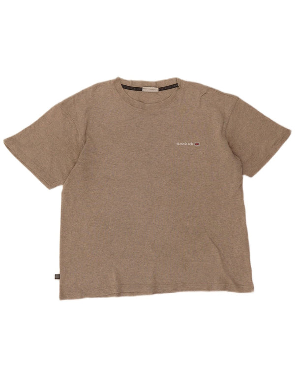 Reebok T-Shirt Top Homme Gris Coton