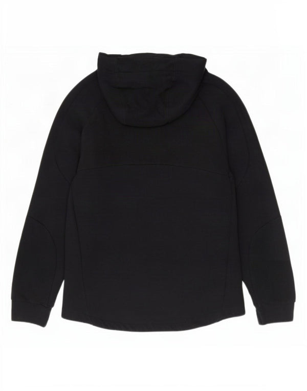 Puma Pull à capuche zippé pour homme Grand coton noir