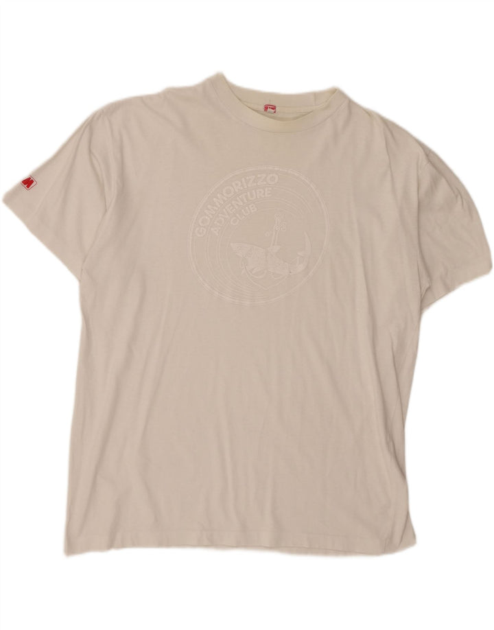 SLAM T-Shirt graphique homme haut 2XL blanc