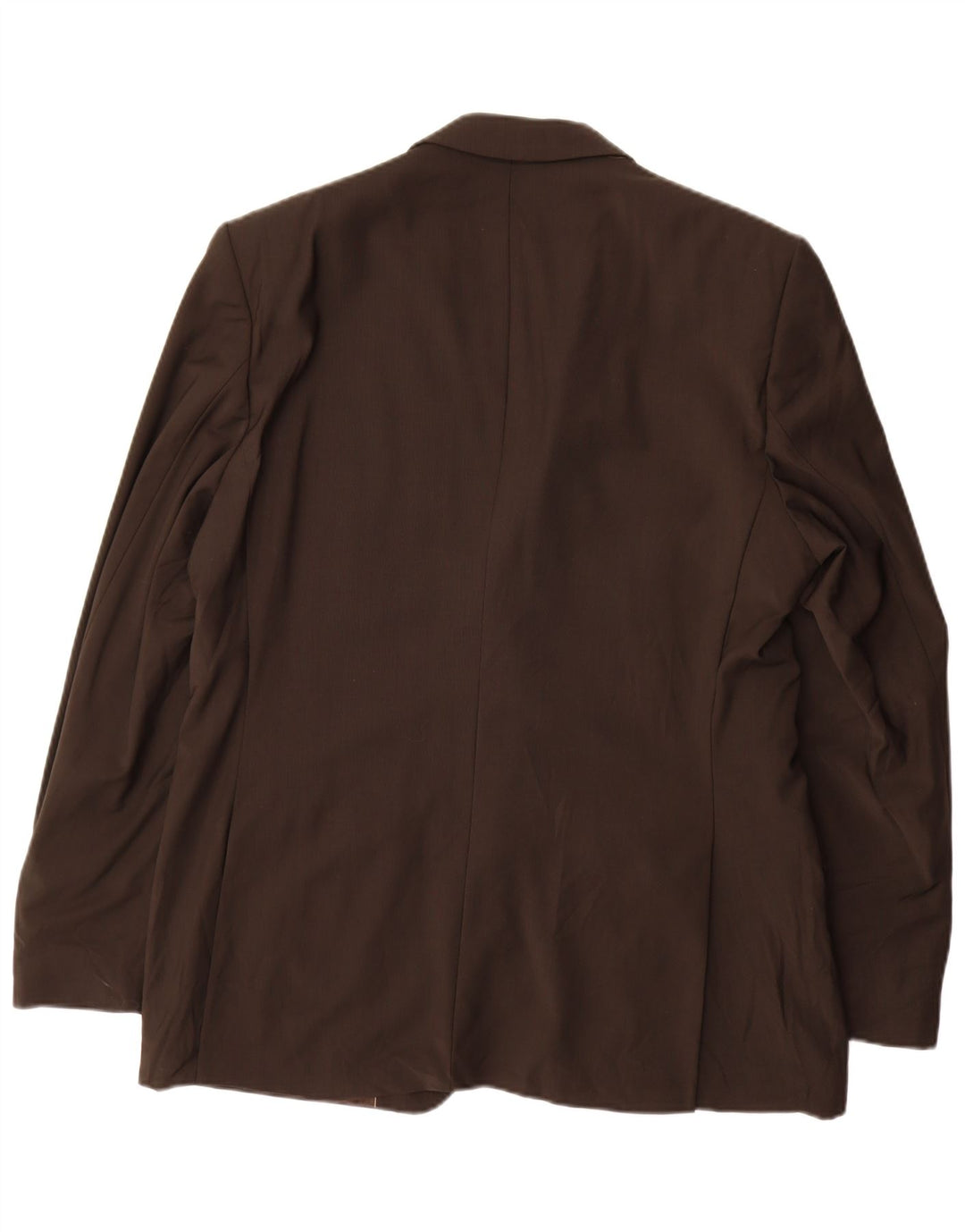 ZARA Veste blazer à 2 boutons pour homme EU 54 XL en laine marron