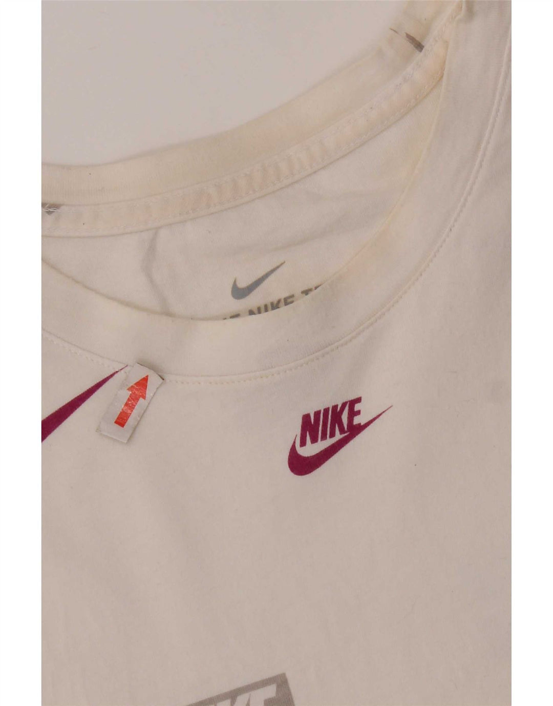 Nike T-shirt graphique pour homme en coton blanc Taille L