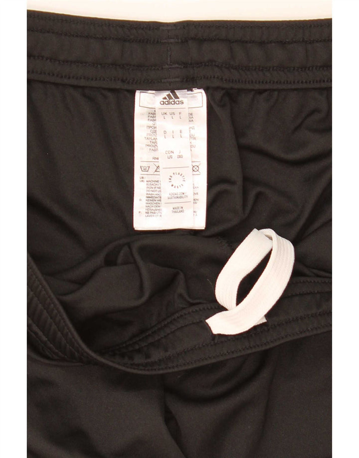 Adidas Short de sport Aeroready pour hommes, grand, noir, polyester