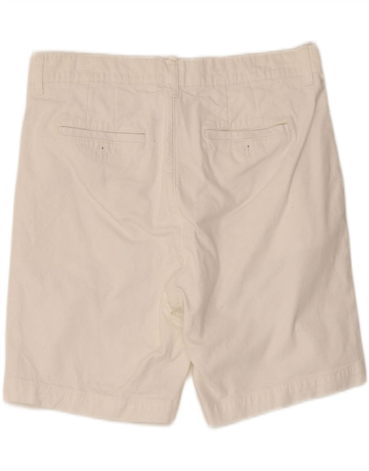 Zara Short Chino Homme EU 42 Large W32 Coton Blanc