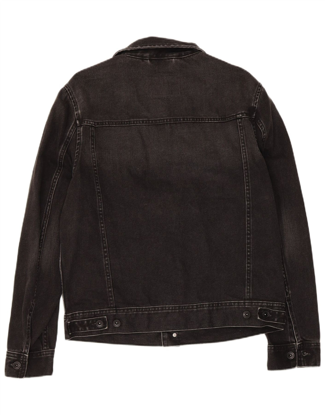 Marks & Spencer Veste en jean pour homme UK 38 Coton noir moyen