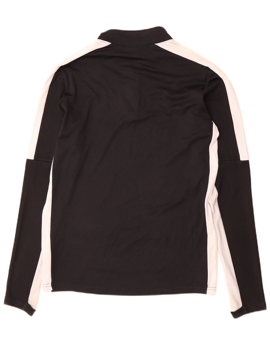 Nike Dri Fit Haut à col zippé à manches longues pour homme Taille S Noir Colorblock