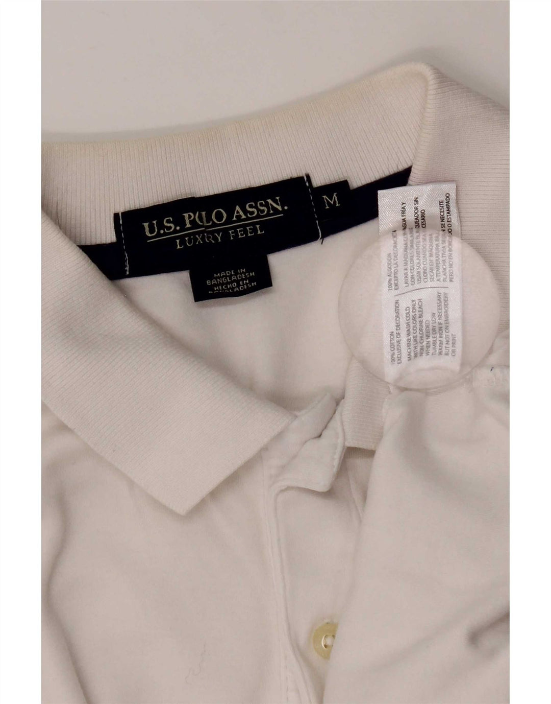U.S. Polo Assn. Chemise Homme Coton Blanc Moyen