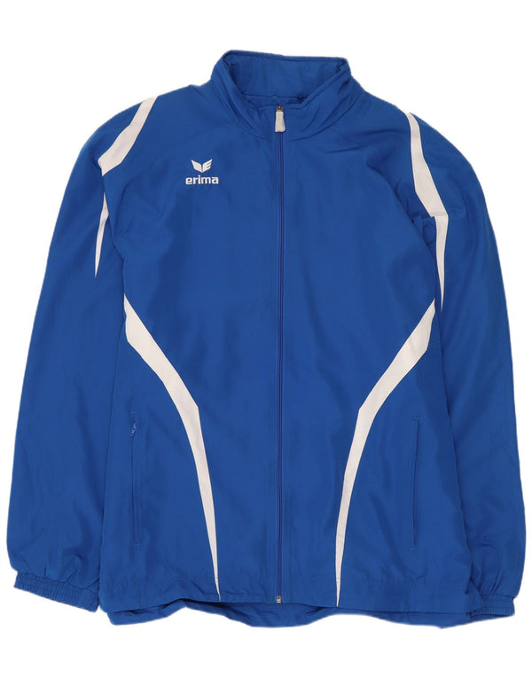 Erima Mens Tracksuit Top Jacket UK 46/48 2XL Blue Colourblock Polyester