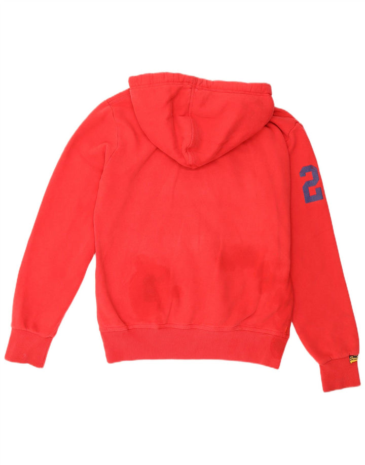 Superdry Pull à capuche graphique pour homme, grand rouge