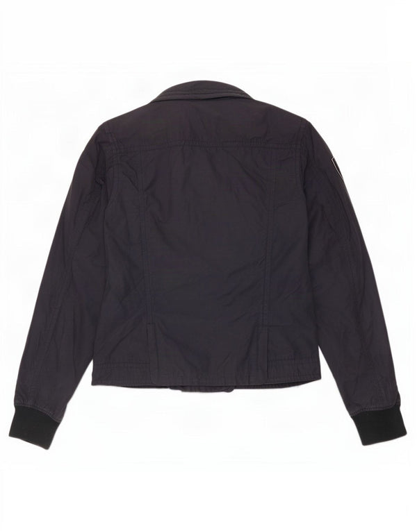 Playlife Veste Bomber Femme UK 16 Large Bleu Marine Coton