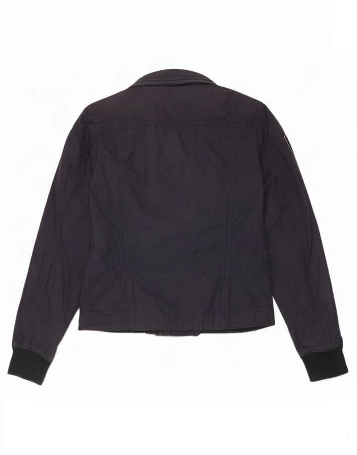 Playlife Veste Bomber Femme UK 16 Large Bleu Marine Coton