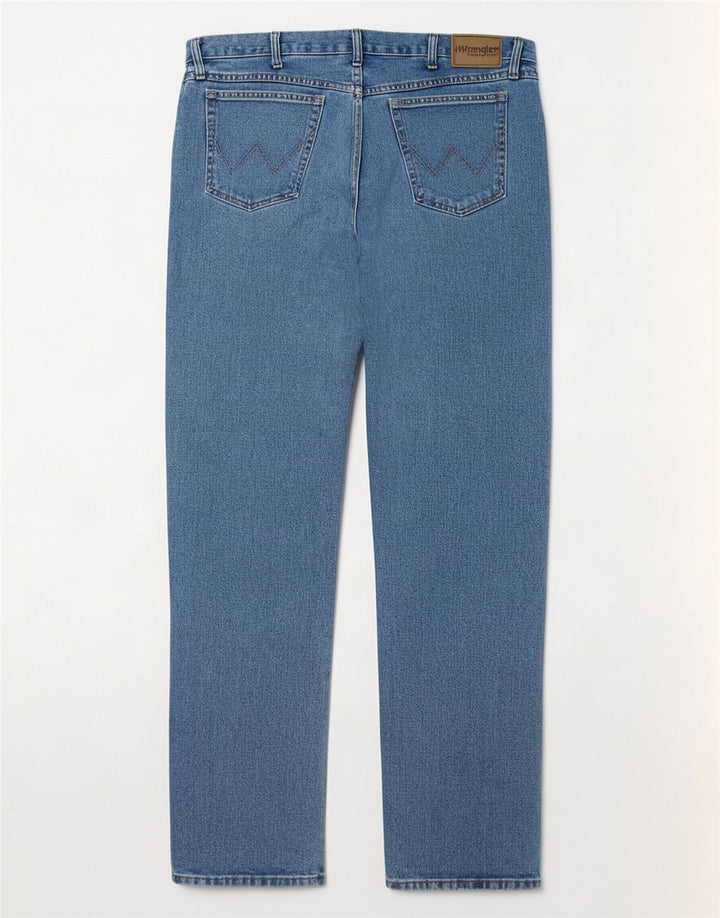 Wrangler Jean droit homme W36 L36 bleu coton
