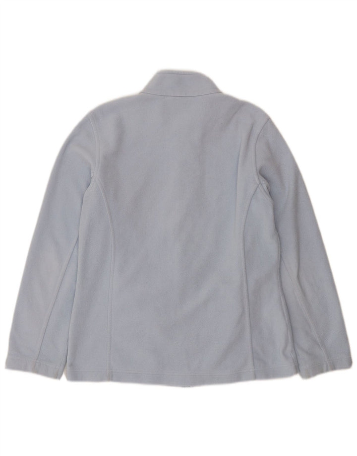 Marks & Spencer Veste polaire surdimensionnée pour femme UK 10 Small Bleu Polyester